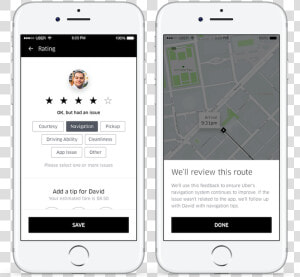 Uber Lets You Rate M   Uber Driver Rating  HD Png Download