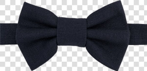 Image Of Navy Linen Bow Tie   Formal Wear  HD Png Download