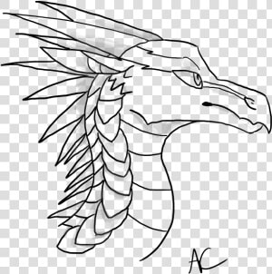 Icewing Headshot Base   Icewing Head Wings Of Fire  HD Png Download