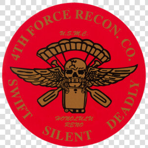 4th Force Reconnaissance Company Insignia  HD Png Download