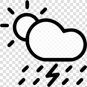 Rain Clipart Rainfall Free Clip Art Stock Illustrations   Clouds And Rain Black And White Clipart  HD Png Download