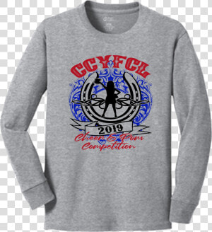 Ccyfcl 2019 Cheer Competition Long Sleeve   T shirt  HD Png Download