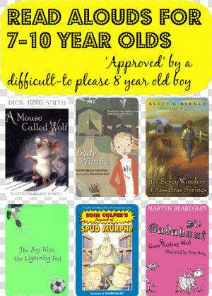 Great Books To Read Alouds To 7 10 Year Olds   Books For 7 10 Year Olds  HD Png Download