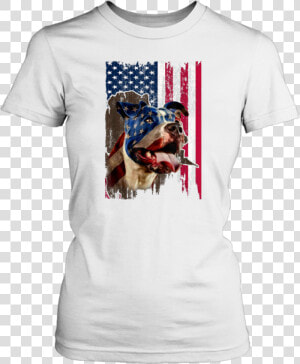 Pitbull American Flag Vintage Independence Day 4th   Your Speed Doesn T Matter Forward Is Forward T Shirt  HD Png Download