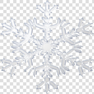 Free White Snowflakes Png   White Snowflake Vector Transparent  Png Download