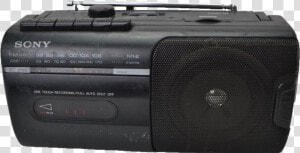 Sony Cfm 10 Portable Cassette Am fm Radio Speaker System   Boombox  HD Png Download