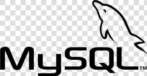 Mysql Logo Png Transparent   Mysql Black Logo Png  Png Download