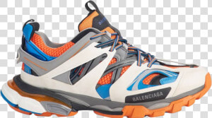 Balenciaga Track Trainer Orange Grey  HD Png Download