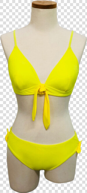 Women S Tie Front Bralette Bikini   Swimsuit Top  HD Png Download