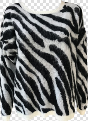 Zebra Jumper   Png Download   Sweater  Transparent Png