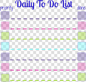 Make Your Own Daily To Do List Sticky Notes With This   Daily To Do List Print Out  HD Png Download