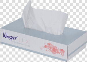 Whisper White Facial Tissues   Facial Tissue  HD Png Download