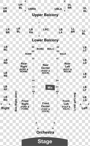 Soldiers And Sailors Memorial Auditorium Seating Chart  HD Png Download