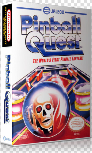 Nes Pinball Quest Retail Game Cover To Fit A Ugc Style   Pinball Quest Nes Cover  HD Png Download