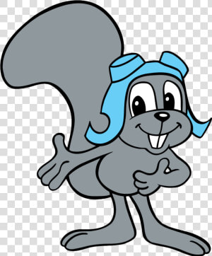 Squirrel   Rocky And Bullwinkle Squirrel  HD Png Download