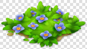 Path Clipart Dirt Path   Blue Flower Path Hay Day  HD Png Download