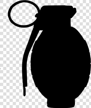 Transparent Hand Grenade Png   Grenade Silhouette Png  Png Download