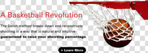 Swish Benefit Slider B   Transparent Background Basketball Hoop Vector  HD Png Download