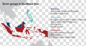 The In Marawi Rattled Southeast Asia Where   Thailand In Global Map  HD Png Download