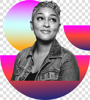 Photo Illustration Of Eve Ewing In Black And White   Eve Ewing  HD Png Download