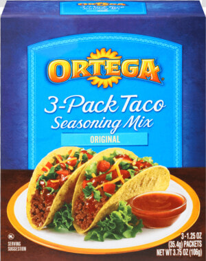 Image Of Taco Seasoning Mix   Ortega Taco Seasoning  HD Png Download