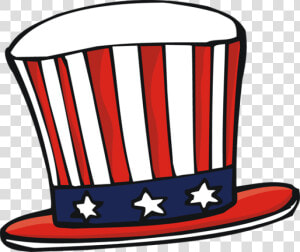 Uncle Sam Hat Clipart   Transparent Background Uncle Sam Hat Png  Png Download