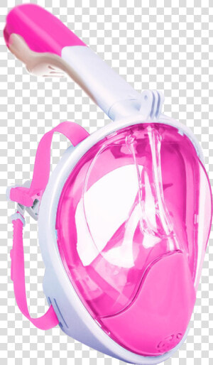 Pink Mask Png   Masca Snorkeling Full Face  Transparent Png