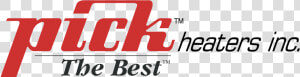 Pick Heaters Logo Png Transparent   Carmine  Png Download