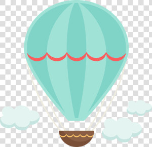 Scrapbooking Clip Art Parachute   Cute Hot Air Balloon Clip Art  HD Png Download