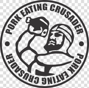 Pork Eating Crusader Shirt   Cordova Catholic Cooperative School  HD Png Download