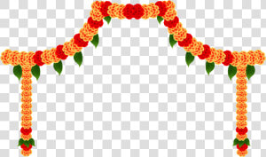 Transparent Flower Garland Png   Indian Flower Garland Png  Png Download