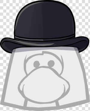 Club Penguin Earth Hat   Club Penguin Black Hat  HD Png Download