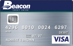 Credit Card Png   Beacon Credit Union Visa Card  Transparent Png