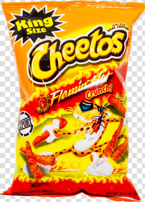 Cheetos Chips Flamin Hot Crunchy   Png Download  Transparent Png