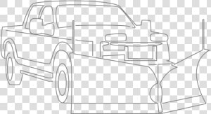 Lift Gates For Trucks   Snow Plow Pickup Truck Coloring Pages  HD Png Download