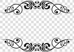 Wedding Border Frame Clipart   Border Design Clipart Black And White  HD Png Download