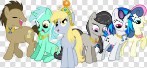 Rainbow Dash Rarity Pony Princess Celestia Derpy Hooves   Mlp Mane 6 Elements Of Harmony  HD Png Download