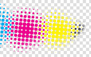 Cmyk Halftone Phone   Halftone Pattern Circle  HD Png Download