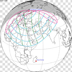 Solar Eclipse Of 2011 January 4   Solar Eclipse January 2011  HD Png Download