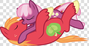 Cheerilee  Cheerimac  Earth Pony  Kissing  Male  Pony    Mlp Big Macintosh X Cheerilee  HD Png Download