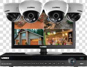 2k Ip Camera Home Security System With Monitor  140ft   Security Cameras Set Png  Transparent Png