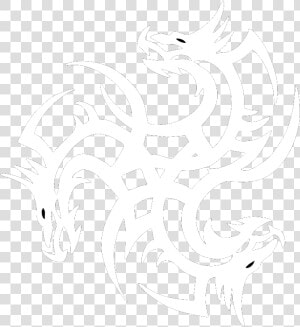 Three Headed Dragon Symbol  HD Png Download