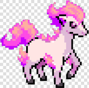 Pixel Art Ponyta   Png Download   Pokemon Pixel Png  Transparent Png