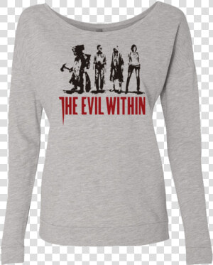 The Evil Within French Terry Scoop   T Shirt For Doctors  HD Png Download