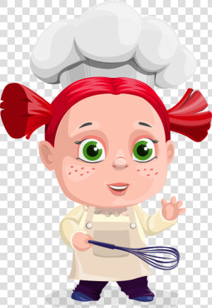 Chef Png   Male Cartoon Character With Freckles  Transparent Png