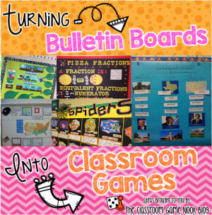 This Minds In Bloom Guest Blogger Shares Some Really   Game Bulletin Board Ideas  HD Png Download