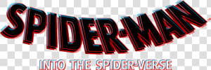 0mwrwiu   Spider Man Into The Spider Verse Title Png  Transparent Png