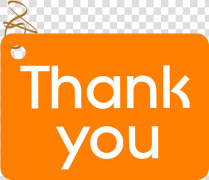 Thank You Png Image   Thank You In Orange  Transparent Png