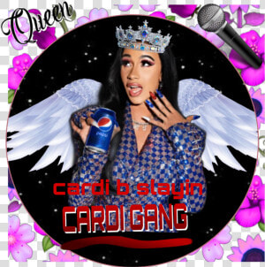 Cardi B Slayin All Day Every Day💞💞   Poster  HD Png Download