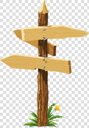 Wood Sign Clipart Png   Crossroads Sign Clip Art  Transparent Png